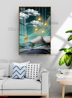 Tải file File tranh bộ hiện đại FT10094 (gốc) làm tranh trang trí