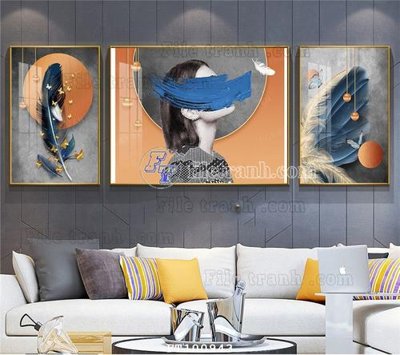 File gốc File tranh hiện đại pha lê gương FT100943 (phong cách) châu Âu