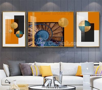 File tranh gốc File tranh hiện đại pha lê gương FT100948 chủ đề hiện đại