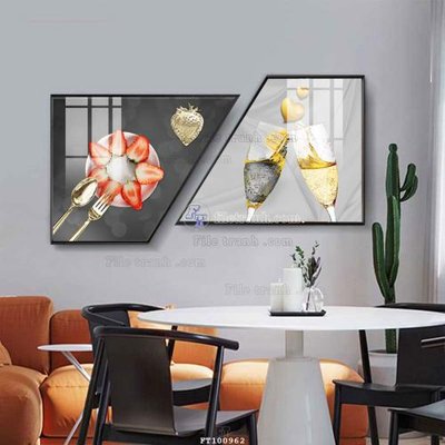 Tải file File tranh hiện đại pha lê gương FT100962 (gốc) chủ đề phong thủy