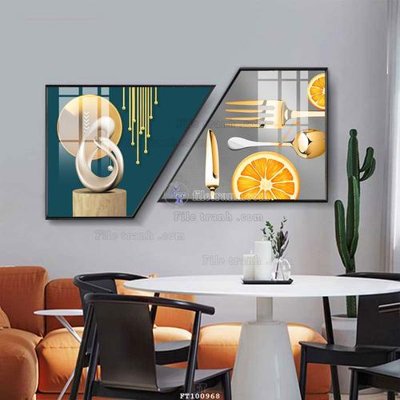 File gốc File tranh hiện đại pha lê gương FT100968 (trang trí) cho phòng khách