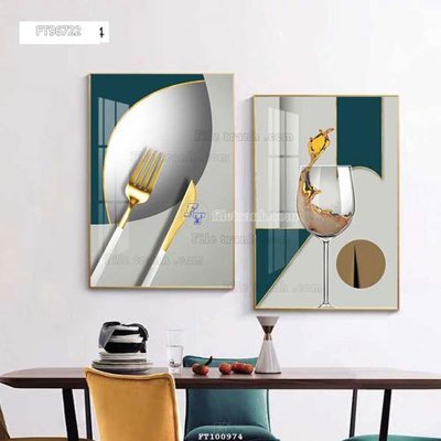 Mua file gốc File tranh hiện đại pha lê gương FT100974 (in ấn) tại Filetranh.com