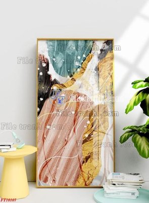 Download file File tranh bộ hiện đại FT10107 (gốc) in mica ốp bếp