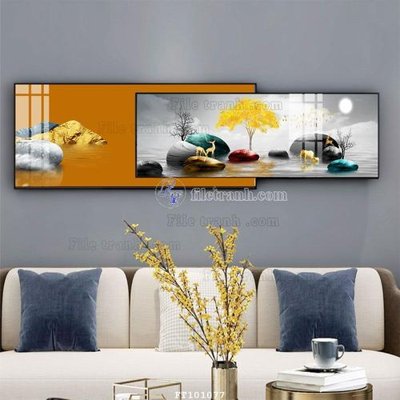 File gốc File tranh hiện đại pha lê gương FT101077 (cho in ấn) từ kho Filetranh