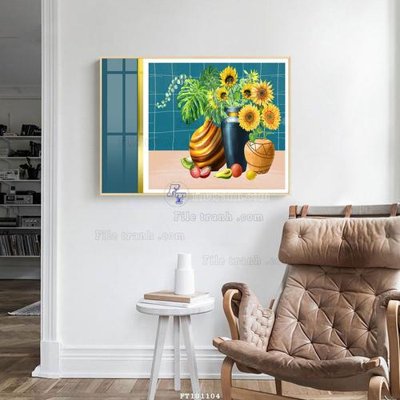 Tải file File tranh hiện đại pha lê gương FT101104 (PSD) cho in ấn quảng cáo