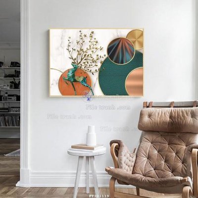 Download file tranh File tranh hiện đại pha lê gương FT101119 (file gốc PSD)