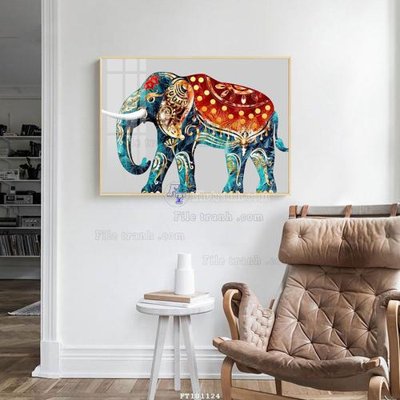 Chi tiết file tranh tráng gương File tranh hiện đại pha lê gương FT101124 (ảnh gốc)