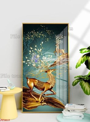 File gốc File tranh bộ hiện đại FT10117 (chủ đề hiện đại) trang trí