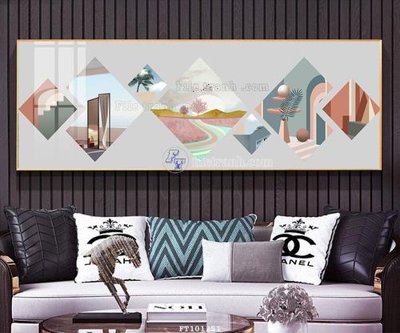 File tranh File tranh hiện đại pha lê gương FT101251 (gốc) in backlit film