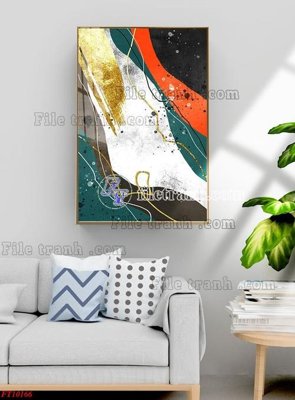 File gốc File tranh bộ hiện đại FT10166 (thiết kế) độc quyền