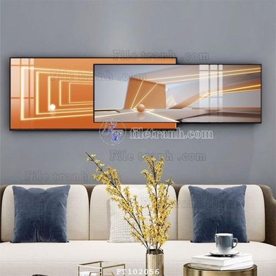 Download file gốc File tranh hiện đại pha lê gương FT102056 (in mica) trong suốt