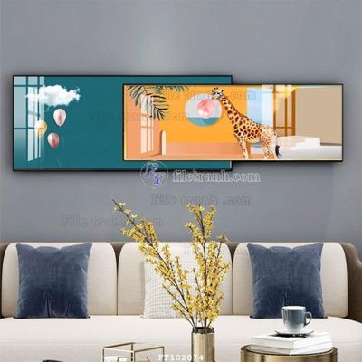 Tệp tin gốc File tranh hiện đại pha lê gương FT102074 (dùng cho in) File tranh hiện đại pha lê gương FT102074