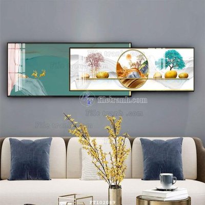 Mua file gốc File tranh hiện đại pha lê gương FT102089 (in ấn) tại Filetranh.com