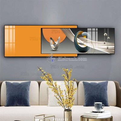 File gốc File tranh hiện đại pha lê gương FT102121 (in tráng gương) hiện đại