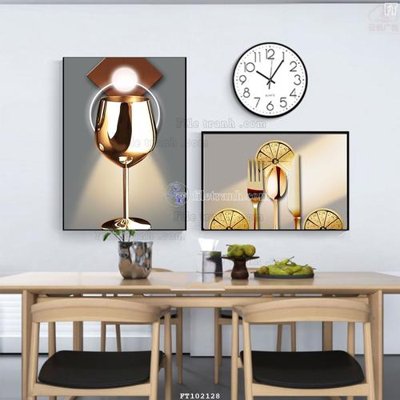 File in mica File tranh hiện đại pha lê gương FT102128 (bản gốc) siêu trong