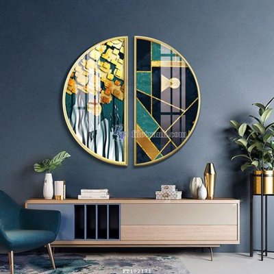 File gốc File tranh hiện đại pha lê gương FT102171 (ảnh chi tiết) để in trần