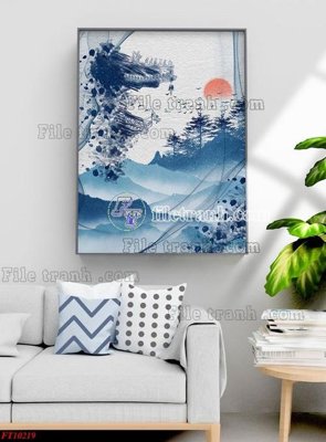 File tranh File tranh bộ hiện đại FT10219 (ảnh gốc) cho in ấn kỹ thuật số