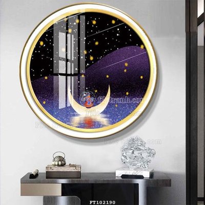 File gốc File tranh hiện đại pha lê gương FT102190 cho in ấn và thiết kế