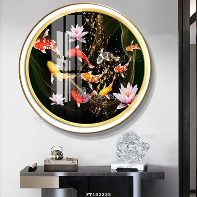 File tranh gốc File tranh hiện đại pha lê gương FT102228 (bản đẹp) độc quyền