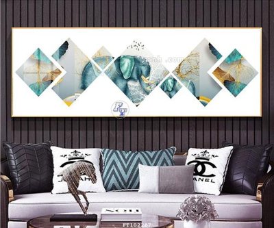 File in lụa File tranh hiện đại pha lê gương FT102287 (phong cảnh) File tranh hiện đại pha lê gương FT102287