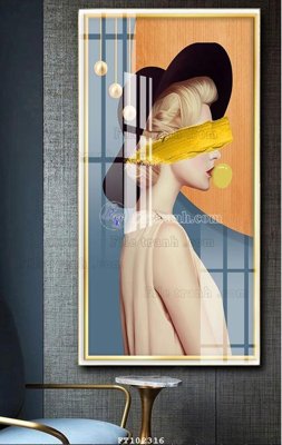 File tranh in trần 3D File tranh hiện đại pha lê gương FT102316 (ảnh gốc)