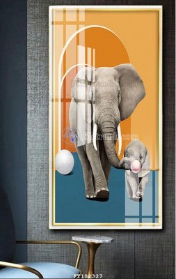 Tải file File tranh hiện đại pha lê gương FT102327 (PSD) cho in tranh 3D