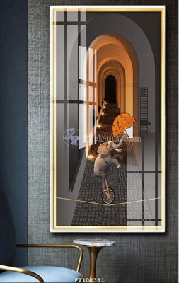 Tải file File tranh hiện đại pha lê gương FT102331 (PSD) cho in ấn quảng cáo