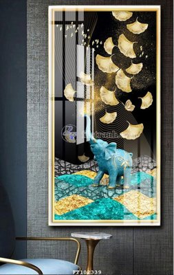 File tranh File tranh hiện đại pha lê gương FT102339 (bản gốc) treo tường