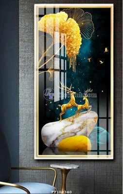 Download file gốc File tranh hiện đại pha lê gương FT102340 (in mica) trang trí