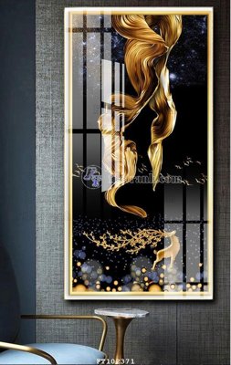 File gốc File tranh hiện đại pha lê gương FT102371 (trang trí) phòng trẻ em