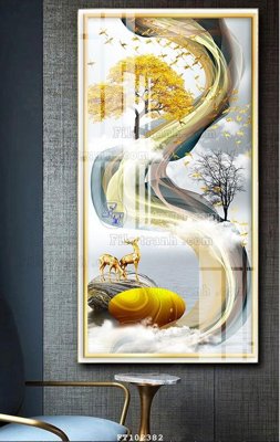 Mua file gốc File tranh hiện đại pha lê gương FT102382 (in ấn) tại Filetranh.com