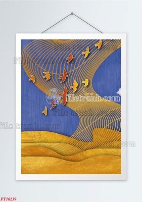 File ảnh File tranh bộ hiện đại FT10239 (gốc) in Hiflex