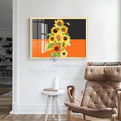 File PSD File tranh hiện đại pha lê gương FT102437 (gốc) nhiều lớp (multi-layer)