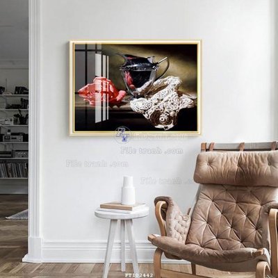 File in ấn File tranh hiện đại pha lê gương FT102442 (bản gốc) sắc nét