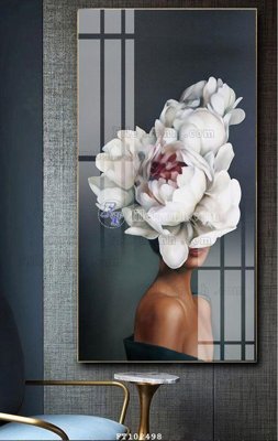 Ảnh gốc File tranh hiện đại pha lê gương FT102498 (nét căng) in mica