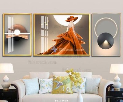 Download file tranh PSD File tranh hiện đại pha lê gương FT102519 để chỉnh sửa