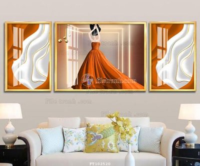 File PSD File tranh hiện đại pha lê gương FT102520 (bản gốc) dễ dàng edit