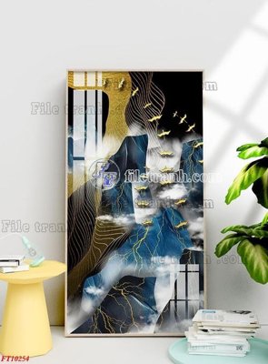 File tranh gốc File tranh bộ hiện đại FT10254 (bản quyền) file PSD