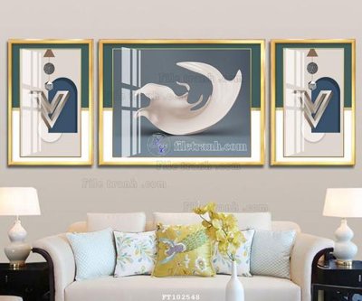 File tranh File tranh hiện đại pha lê gương FT102548 (file gốc) chuẩn màu in