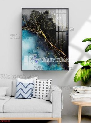 File tranh File tranh bộ hiện đại FT10255 (file gốc) chủ đề phong thủy