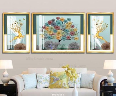 File PSD File tranh hiện đại pha lê gương FT102558 (bản gốc) độ phân giải cao