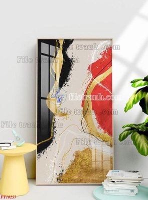 File tranh in tráng gương File tranh bộ hiện đại FT10257 (siêu nét)
