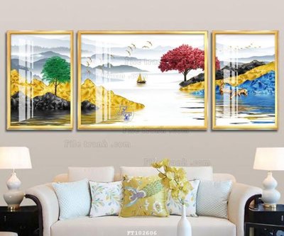 Download file gốc File tranh hiện đại pha lê gương FT102606 (in mica) trang trí