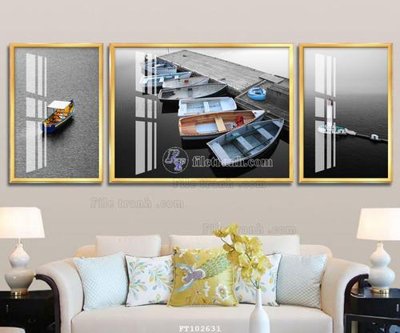 Download file gốc File tranh hiện đại pha lê gương FT102631 (in mica) 3D