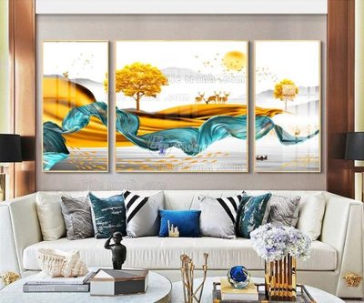 File gốc File tranh hiện đại pha lê gương FT103 (in mica) cắt laser