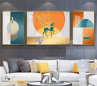 File gốc File tranh hiện đại pha lê gương FT103107 (phong cách) cổ điển