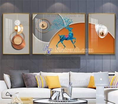 File gốc File tranh hiện đại pha lê gương FT103115 (in lụa) cao cấp