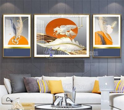 File ảnh File tranh hiện đại pha lê gương FT103129 (gốc) cho trang trí nhà hàng