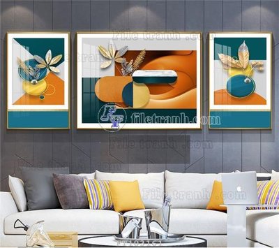 File tranh gốc File tranh hiện đại pha lê gương FT103161 (bản quyền) Filetranh.com