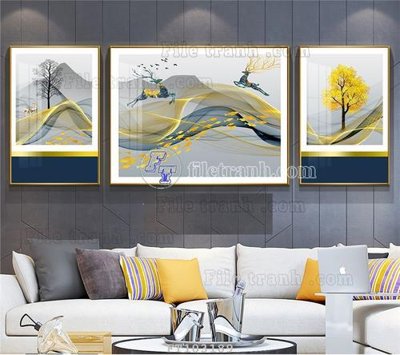 File tranh quảng cáo File tranh hiện đại pha lê gương FT103189 (download file gốc)